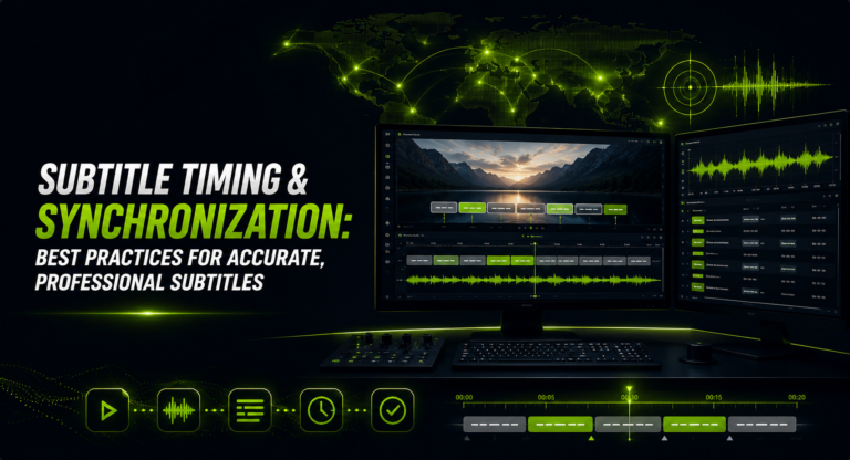 Subtitle Timing & Synchronization: Best Practices for Accurate, Professional Subtitles